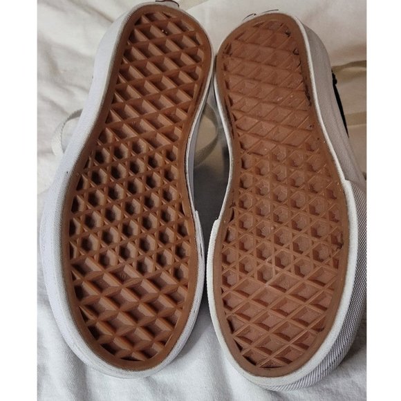 Vans Off The Wall Black and White Low Top Kids Size 12C Used No Box 721278 - Picture 6 of 7